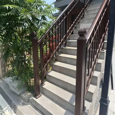 Aliuminio laiptų turėklai